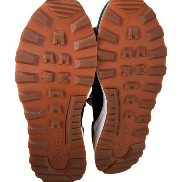 Polo Ralph Lauren TRKSTR 200II-SK-LTL Green Suede Sneakers Shoes US 8 EUR 41‎ - Picture 4 of 8